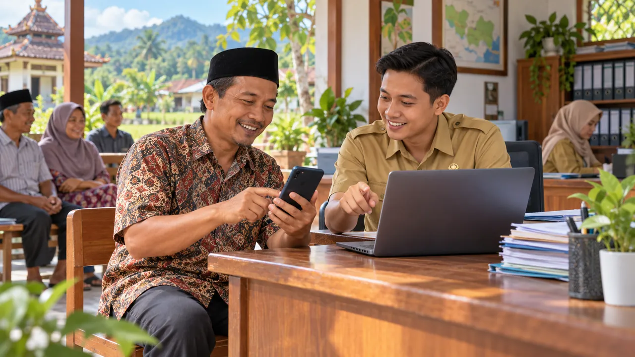Desa Lelean Nono Hadirkan Layanan Digital yang Lebih Mudah