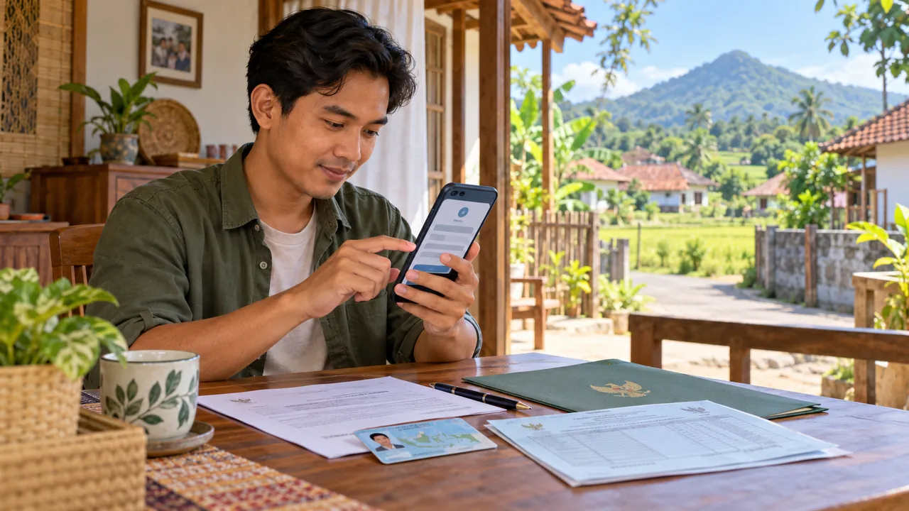 Cara Mengajukan Surat Online melalui Website Desa Lelean Nono