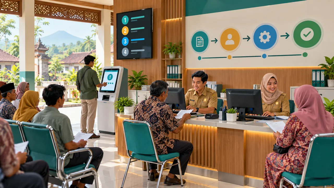 Perangkat Desa Lelean Nono Melayani Warga Lebih Tertib secara Digital