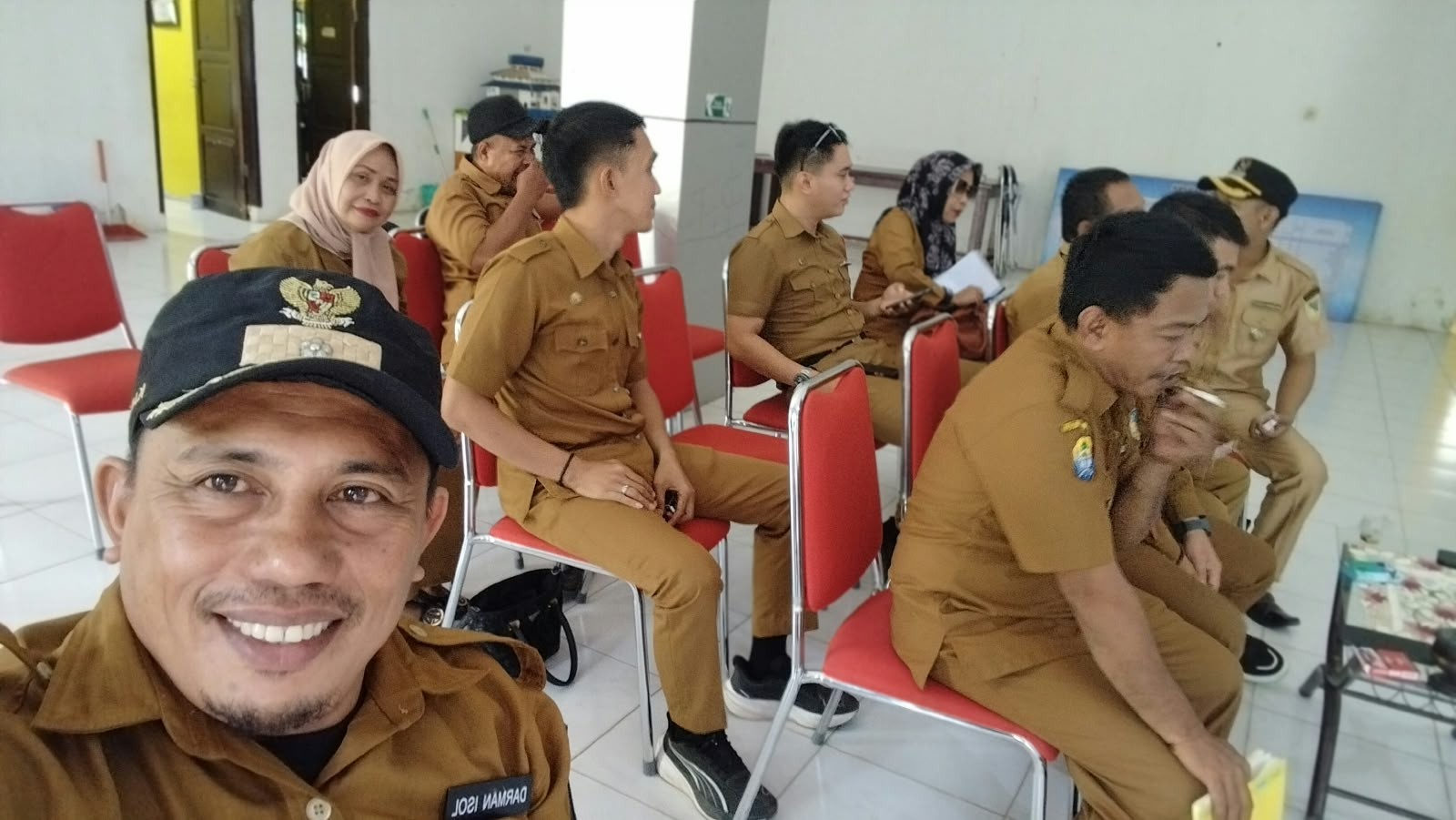 Maksimalkan Tugas. Kades Lelean Nono Ikut Rakor di Kecamatan